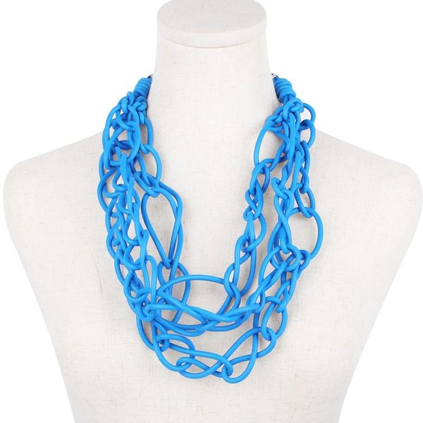 chokers handmade blue color choker neck necklace statement women chain jewelry strange multilayer gothic jewellery gift, Golden;silver
chokers handmade blue color choker neck necklace statement women chain jewelry strange multilayer gothic jewellery gift, Golden;silver