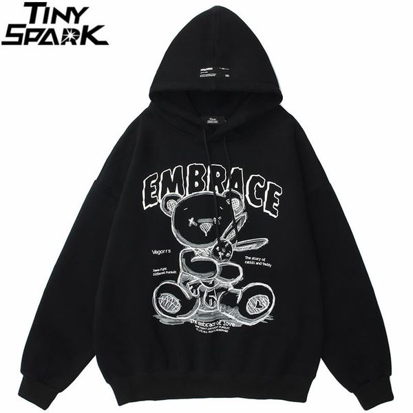 men's hoodies & sweatshirts 2021 men hip hop hoodie sweatshirt streetwear painting bear letter print pullover harajuku cotton autumn ho, Black
men's hoodies & sweatshirts 2021 men hip hop hoodie sweatshirt streetwear painting bear letter print pullover harajuku cotton autumn ho, Black