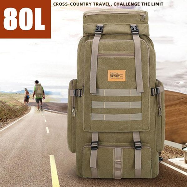 backpack 80l outdoor large military bag canvas tactical bags camping hiking rucksack army mochila tactica travel molle unisex
backpack 80l outdoor large military bag canvas tactical bags camping hiking rucksack army mochila tactica travel molle unisex