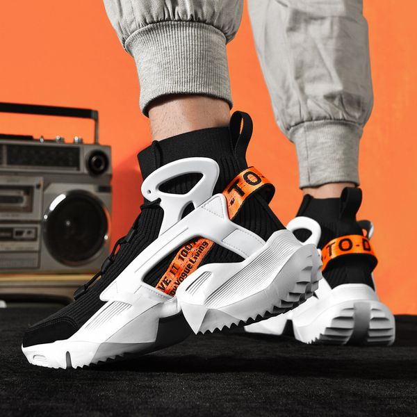 464748 size high sneakers mens 2020 new autumn and winter plus size mens shoes solid color casual dad sock shoes basketball fashion shoe, Black;white
464748 size high sneakers mens 2020 new autumn and winter plus size mens shoes solid color casual dad sock shoes basketball fashion shoe, Black;white