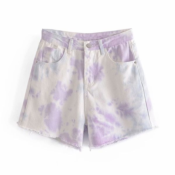 women summer fashion denim shorts tie dye za buttons pockets vintage casual female street botton clothing 210513, White;black
women summer fashion denim shorts tie dye za buttons pockets vintage casual female street botton clothing 210513, White;black