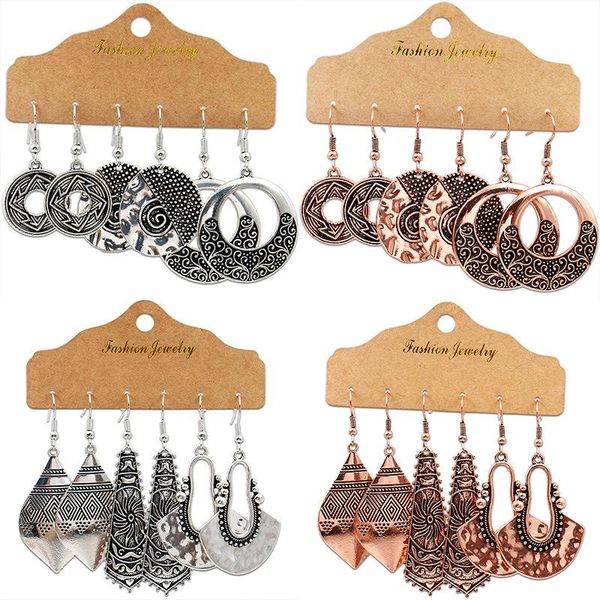 dangle & chandelier 3 pairs/set nepal vintage hoop earrings set for women long hanging 2021 trend jewelry female gifts wedding charm girls, Silver
dangle & chandelier 3 pairs/set nepal vintage hoop earrings set for women long hanging 2021 trend jewelry female gifts wedding charm girls, Silver