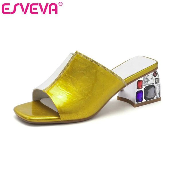 women sandals rhinestone square high heel mixed color cow leather +pu peep toe slingback shoes size 34-42, Black
women sandals rhinestone square high heel mixed color cow leather +pu peep toe slingback shoes size 34-42, Black