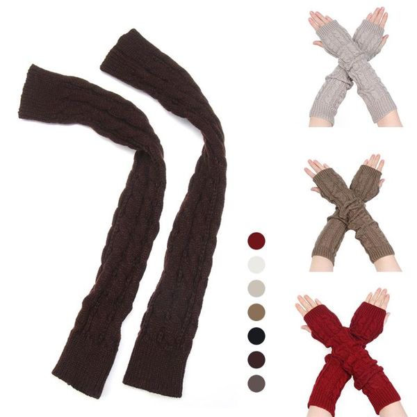 sports gloves women man imitation sleeves clothing accessories autumn winter knitted mittens twist pattern arm warmers long, Black
sports gloves women man imitation sleeves clothing accessories autumn winter knitted mittens twist pattern arm warmers long, Black