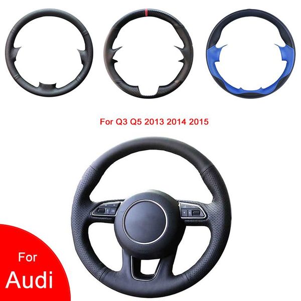 steering wheel covers breathable punch hand-stitched black artificial leather car cover for q3 q5 2013 2014 2021
steering wheel covers breathable punch hand-stitched black artificial leather car cover for q3 q5 2013 2014 2021