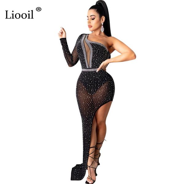 liooil asymmetric rhinestone mesh sheer bodycon slit long dress women one sleeve see through night club party maxi dresses casual, Black;gray
liooil asymmetric rhinestone mesh sheer bodycon slit long dress women one sleeve see through night club party maxi dresses casual, Black;gray