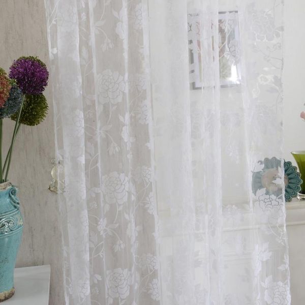 curtain & drapes peony flower window curtains door living room fashion divider sheer panel scarfs voile black white 95cm*200cm
curtain & drapes peony flower window curtains door living room fashion divider sheer panel scarfs voile black white 95cm*200cm