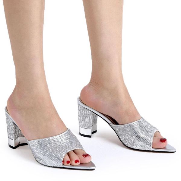 pointed toe women shoes summer mules sandals a073-3 full stone rhinestone luxury girls heels fashion slippers for dress, Black
pointed toe women shoes summer mules sandals a073-3 full stone rhinestone luxury girls heels fashion slippers for dress, Black