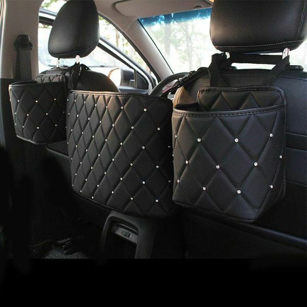 car organizer crystal rhinestone pu leather storage bag barrier of backseat holder multi-pockets container
car organizer crystal rhinestone pu leather storage bag barrier of backseat holder multi-pockets container