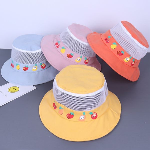 children's fruit net hat spring and summer 2021 new printed fisherman's for boys girls, Blue;gray
children's fruit net hat spring and summer 2021 new printed fisherman's for boys girls, Blue;gray