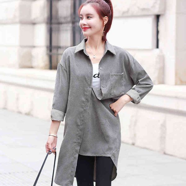 woman jacket 3xl 4xl plus size long sleeve jacket women coat women jackets for women turn down collar corduroy long jacket e110 210426, Black;brown
woman jacket 3xl 4xl plus size long sleeve jacket women coat women jackets for women turn down collar corduroy long jacket e110 210426, Black;brown