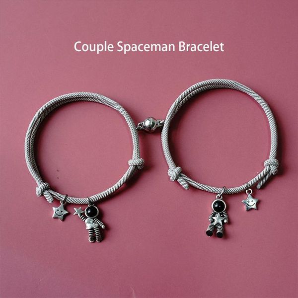 link, chain korea fashion simple dream star-catching astronaut star-moon attraction couple bracelet men and women a pair hand strap jewelry, Black
link, chain korea fashion simple dream star-catching astronaut star-moon attraction couple bracelet men and women a pair hand strap jewelry, Black
