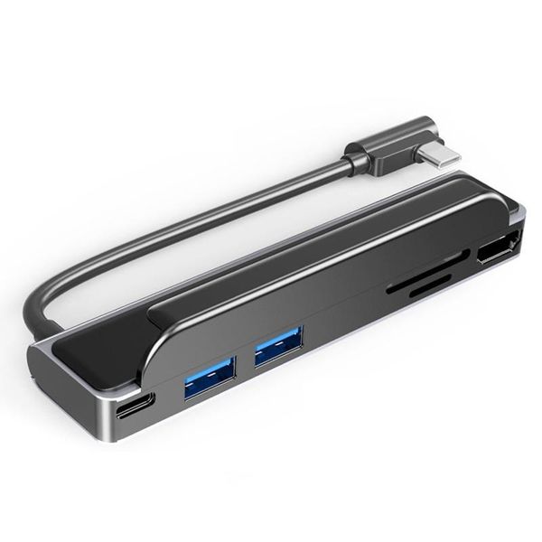 hubs type-c hub 6 in 1 back clip bracket portable docking station usb3.0 sd/tf card reader for lapand mobile phone
hubs type-c hub 6 in 1 back clip bracket portable docking station usb3.0 sd/tf card reader for lapand mobile phone