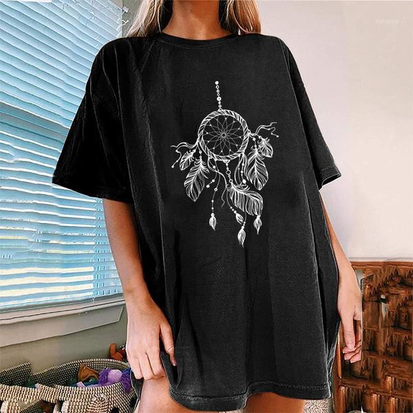 drop shoulder long women t shirt vintage flowers print summer loose femme t-shirt o-neck half sleeve for clothes women's, White
drop shoulder long women t shirt vintage flowers print summer loose femme t-shirt o-neck half sleeve for clothes women's, White