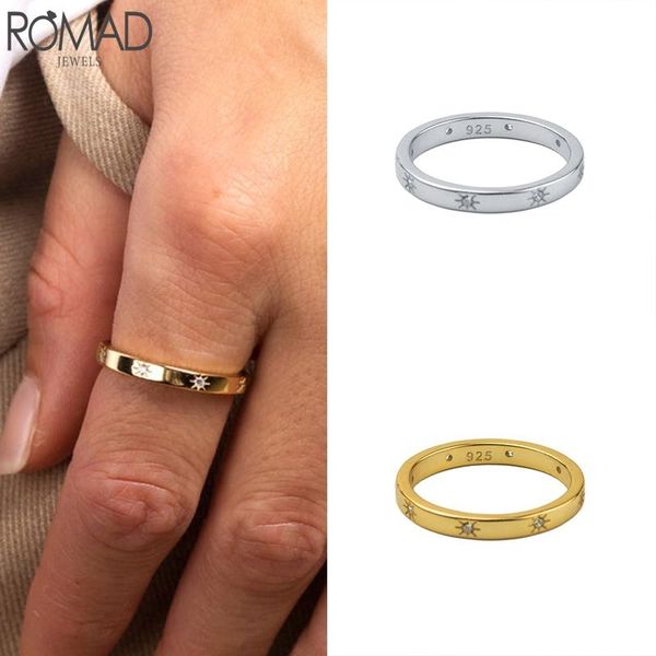 cluster rings s925 sterling silver statement eight pointed star zircon for girl gift women fashion jewelry w3, Golden;silver
cluster rings s925 sterling silver statement eight pointed star zircon for girl gift women fashion jewelry w3, Golden;silver