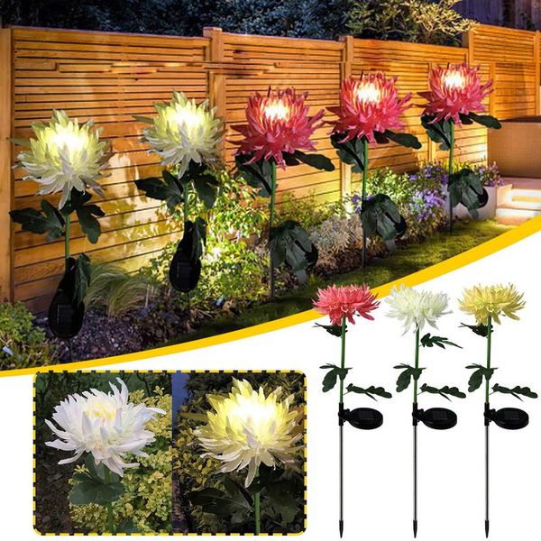 solar lamps outdoor waterproof artificial chrysanthemum light led courtyard garden simulation flower lawn decoration
solar lamps outdoor waterproof artificial chrysanthemum light led courtyard garden simulation flower lawn decoration
