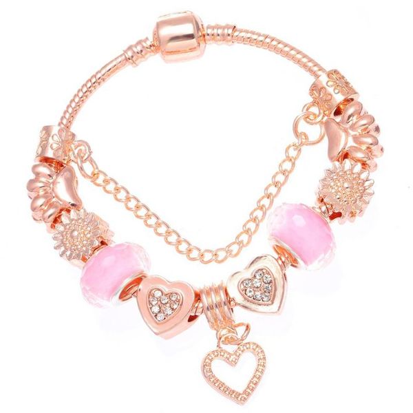 16-21cm new charm bracelet 925 silver fit pandora european bracelets heart crystal pendant sunflower charm bead accessories diy jewelry, Black
16-21cm new charm bracelet 925 silver fit pandora european bracelets heart crystal pendant sunflower charm bead accessories diy jewelry, Black
