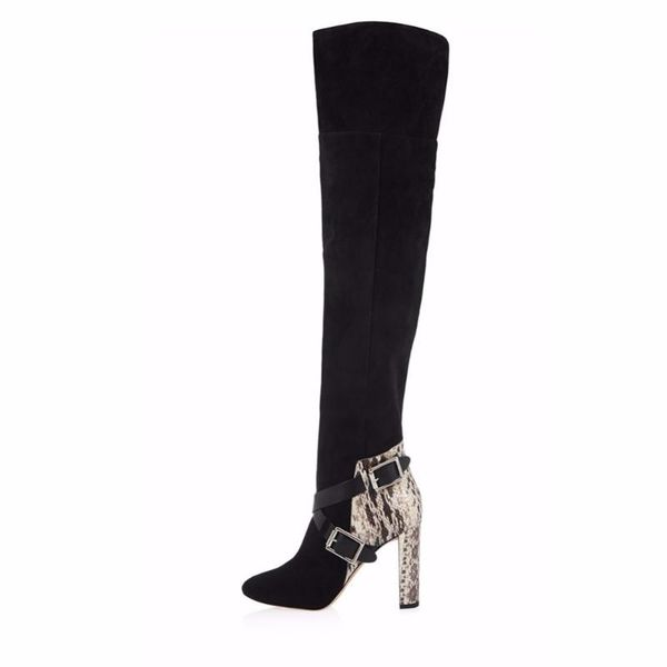 boots snake fabric mixed black faux suede woman knee ladies warm winter with fur high heel pointed toe patchwork boot
boots snake fabric mixed black faux suede woman knee ladies warm winter with fur high heel pointed toe patchwork boot