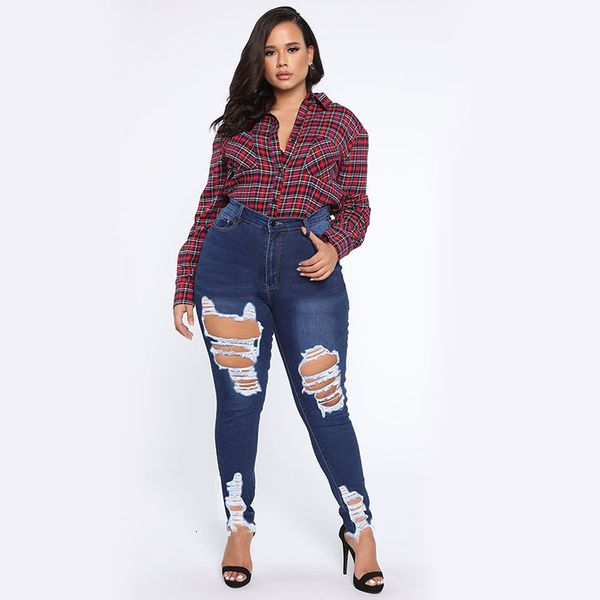 jeans test woman torn jeans plus size nightclub wear high waist hollow out denim pencil pants 2021 fall, Blue
jeans test woman torn jeans plus size nightclub wear high waist hollow out denim pencil pants 2021 fall, Blue