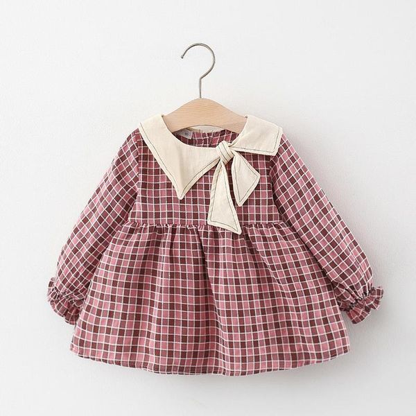 girl's dresses melario 2021 autumn baby girls princess dress bow casual plaid infant party kids born clothes, Red;yellow
girl's dresses melario 2021 autumn baby girls princess dress bow casual plaid infant party kids born clothes, Red;yellow
