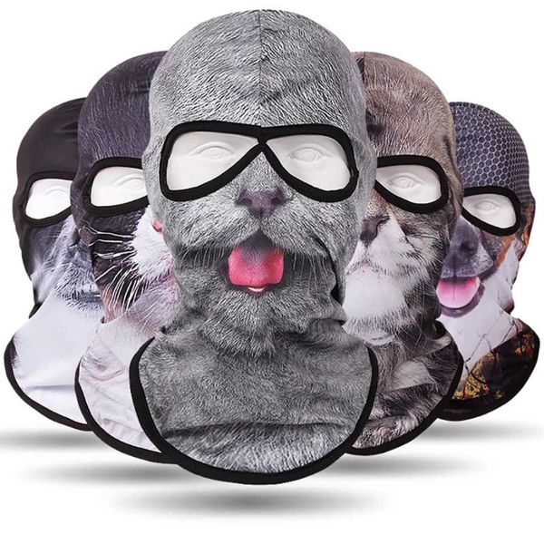 double eye hole animal head hat horror role-playing full face mask riding hunting balaclava sweat-absorbent and breathable scarf cycling cap, Black
double eye hole animal head hat horror role-playing full face mask riding hunting balaclava sweat-absorbent and breathable scarf cycling cap, Black