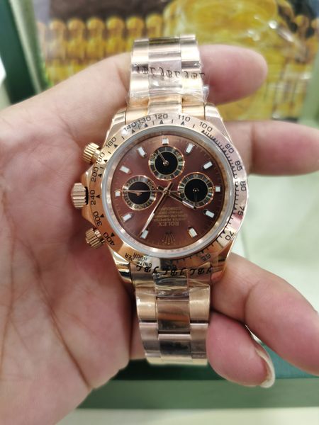 with original box wristwatches 18k gold sapphire 40mm 116509 automatic mechanical mens men's watch watches no chronograph brown dial, Slivery;brown
with original box wristwatches 18k gold sapphire 40mm 116509 automatic mechanical mens men's watch watches no chronograph brown dial, Slivery;brown