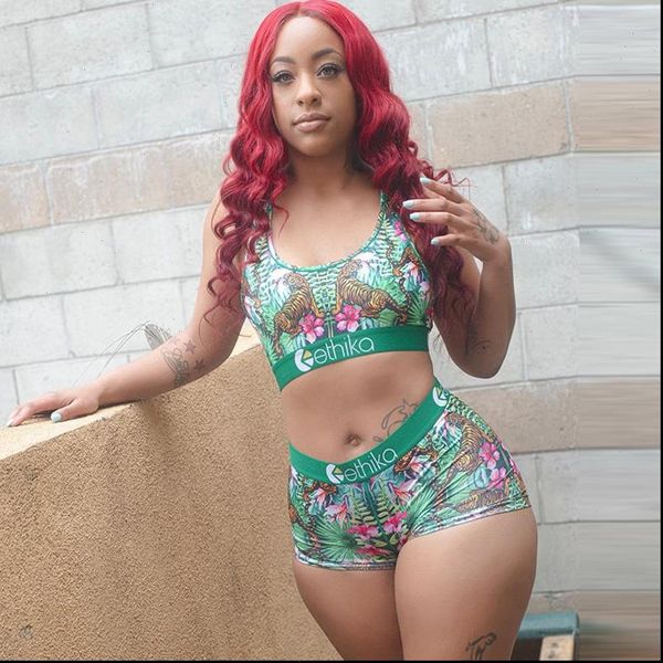 ethika special summer sleeveless womenpant short floral print green 2pcs set gym fiteness beach clothing ladies women sets, White
ethika special summer sleeveless womenpant short floral print green 2pcs set gym fiteness beach clothing ladies women sets, White