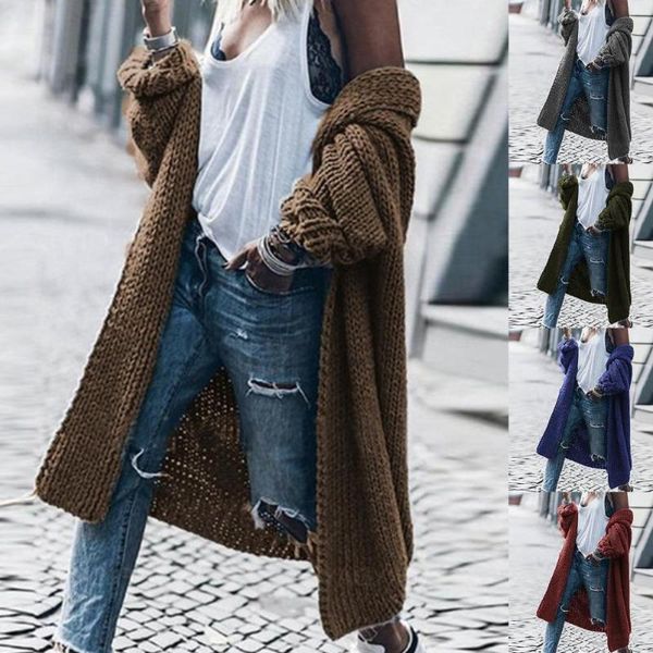 women's knits & tees women sweater coat winter long sleeve knitted open front cardigan mid-length ribbing cuffs thicken loose for daily, White
women's knits & tees women sweater coat winter long sleeve knitted open front cardigan mid-length ribbing cuffs thicken loose for daily, White