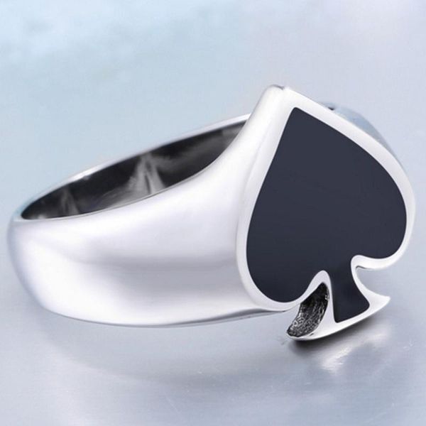 wedding rings silver plated black heart poker for men women punk gothic lucky ring simple night club jewelry fashion accessories, Slivery;golden
wedding rings silver plated black heart poker for men women punk gothic lucky ring simple night club jewelry fashion accessories, Slivery;golden