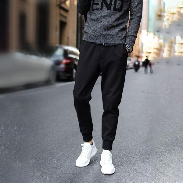 men's pants spring autumn gyms men joggers sweatpants sportswear harem feet slim, Black
men's pants spring autumn gyms men joggers sweatpants sportswear harem feet slim, Black
