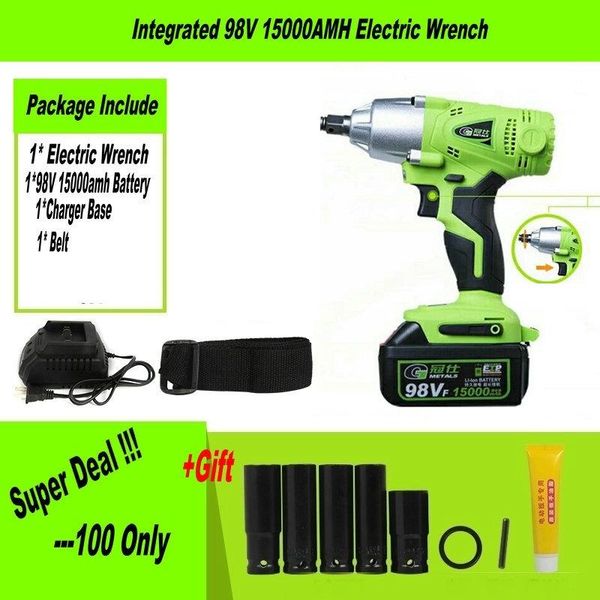 professiona electric drills 98tv 15000mah 21v cordless wrench impact socket li battery drill hammer installation power tools
professiona electric drills 98tv 15000mah 21v cordless wrench impact socket li battery drill hammer installation power tools