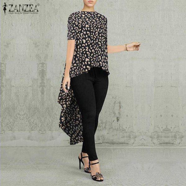 women's blouses & shirts blouses irregular print blouse fashion leopard short sleeve female o neck blusas oversized chemis 3zo2, White
women's blouses & shirts blouses irregular print blouse fashion leopard short sleeve female o neck blusas oversized chemis 3zo2, White