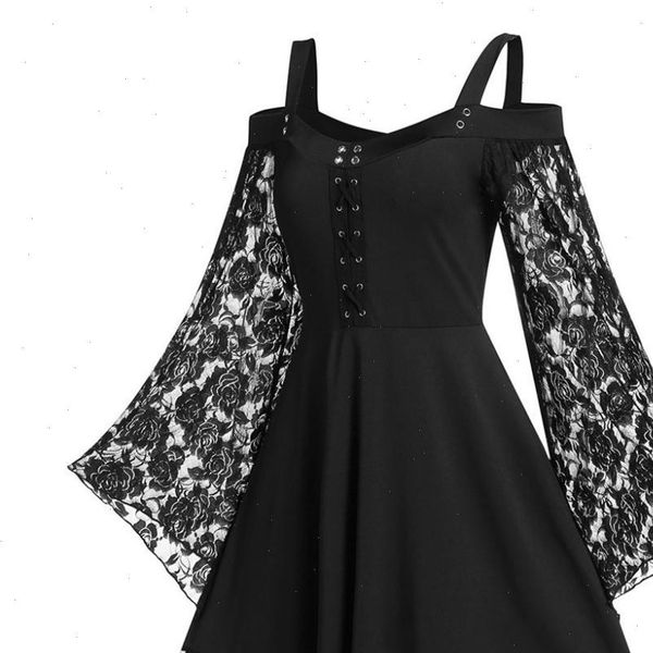 womens dresses women gothic cold shoulder long flared sleeve waist tight bandage party dress drop good quality, Black;gray
womens dresses women gothic cold shoulder long flared sleeve waist tight bandage party dress drop good quality, Black;gray