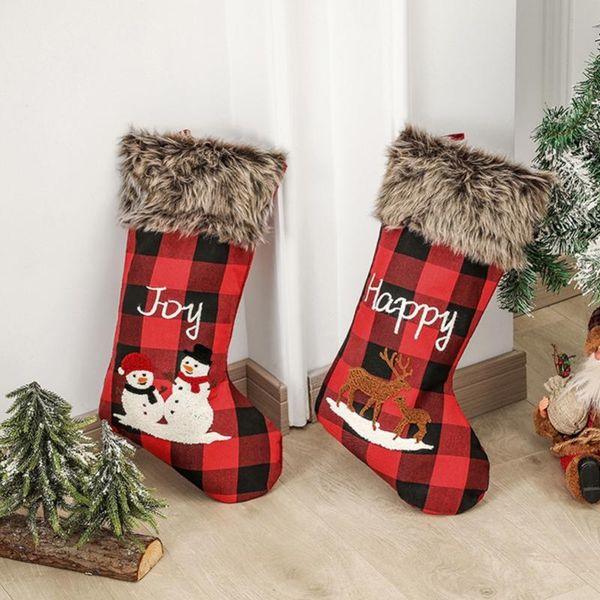 christmas decorations 1pc tree pendant children bed hanging stockings xmas socks gift bag plush lattice ornaments kid candy sock
christmas decorations 1pc tree pendant children bed hanging stockings xmas socks gift bag plush lattice ornaments kid candy sock