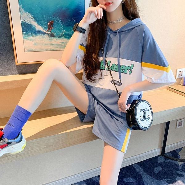 yoga suits 2021 summer hooded short sleeve t-shirt sports shorts fashion two-piece set women dropship outfit
yoga suits 2021 summer hooded short sleeve t-shirt sports shorts fashion two-piece set women dropship outfit
