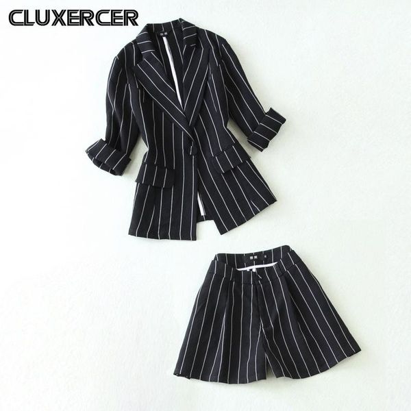 two piece dress 2 blazer women suits single breasted stripe casual female blazer& shorts set elegant office ladies blazers sets, White
two piece dress 2 blazer women suits single breasted stripe casual female blazer& shorts set elegant office ladies blazers sets, White