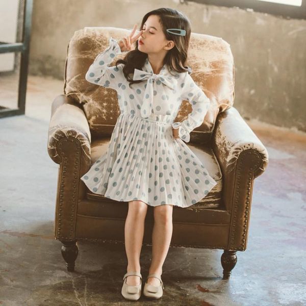 girl's dresses vintage long sleeve dot dress for girl spring children cloth bowknot neck kids school princess 4 7 9 11 12 14, Red;yellow
girl's dresses vintage long sleeve dot dress for girl spring children cloth bowknot neck kids school princess 4 7 9 11 12 14, Red;yellow
