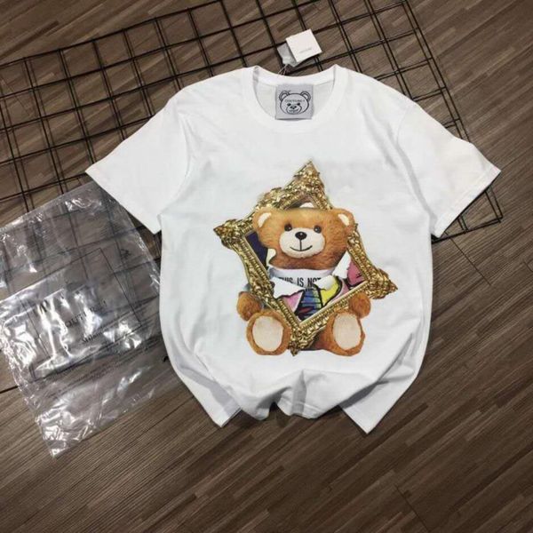 fashion women's wear t-shirt print short sleeve luxury casual clothing tro3, White
fashion women's wear t-shirt print short sleeve luxury casual clothing tro3, White