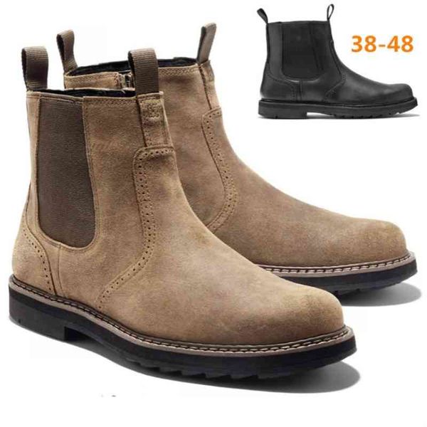 2021 men chelsea boots handmade boot autumn winter faux suede retro ankle zapatos hombre luxury brand mens shoes plus 48, Black
2021 men chelsea boots handmade boot autumn winter faux suede retro ankle zapatos hombre luxury brand mens shoes plus 48, Black