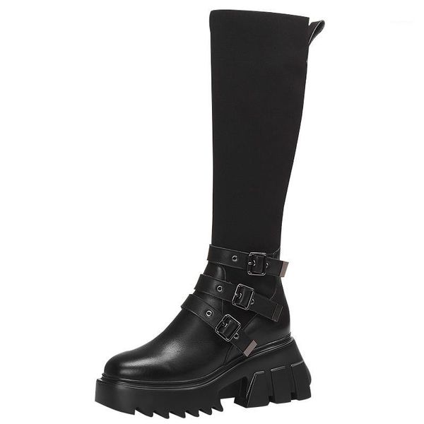 boots 2021 fashion genuine leather knight style versatile skinny rivet buckle motorcycle spring and autumn1, Black
boots 2021 fashion genuine leather knight style versatile skinny rivet buckle motorcycle spring and autumn1, Black