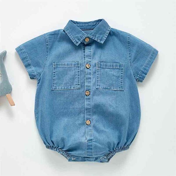 casual baby boy rompers cowboy short sleeve jumpsuit clothes summer kids 0-3yrs 210521, Blue
casual baby boy rompers cowboy short sleeve jumpsuit clothes summer kids 0-3yrs 210521, Blue