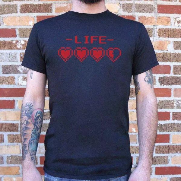8-bit life hearts t-shirt | short sleeve graphic tee, White;black
8-bit life hearts t-shirt | short sleeve graphic tee, White;black