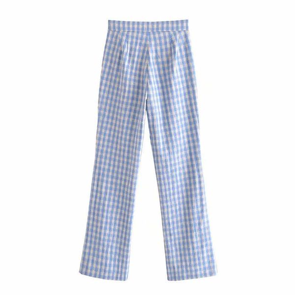 women's pants & capris checked straight summer fashion high waist full length women casual trousers female blue plaid, Black;white
women's pants & capris checked straight summer fashion high waist full length women casual trousers female blue plaid, Black;white