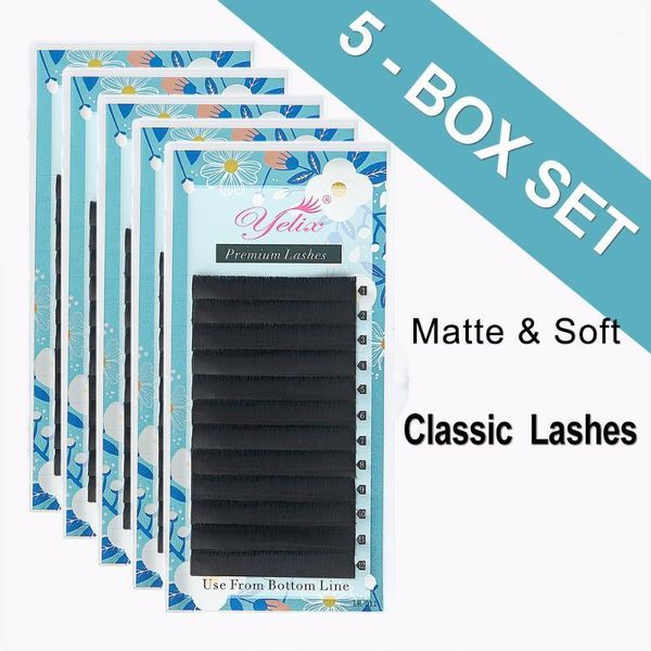 yelix 5cases faux mink eyelash extension matte individual lashes cc curl fake false eyelashes for building1
yelix 5cases faux mink eyelash extension matte individual lashes cc curl fake false eyelashes for building1