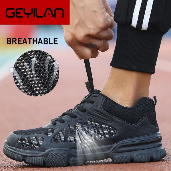 boots safety work shoes for men light weight steel toe indestructible puncture-proof sneakers, Black
boots safety work shoes for men light weight steel toe indestructible puncture-proof sneakers, Black