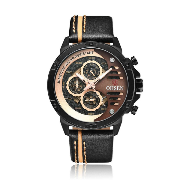 wristwatches ohsen tx2910 men's casual quartz watch large dial small three-hand leather, Slivery;brown
wristwatches ohsen tx2910 men's casual quartz watch large dial small three-hand leather, Slivery;brown