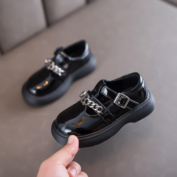 flat shoes autumn girls black leather bright princess dance student children, Black;grey
flat shoes autumn girls black leather bright princess dance student children, Black;grey