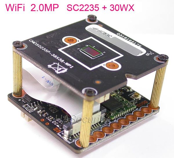 cameras wifi h.265 1/2.7" smartsens sc2235 cmos + 30wx / xm530 cctv ip camera pcb board module fpc antenna 
cameras wifi h.265 1/2.7" smartsens sc2235 cmos + 30wx / xm530 cctv ip camera pcb board module fpc antenna