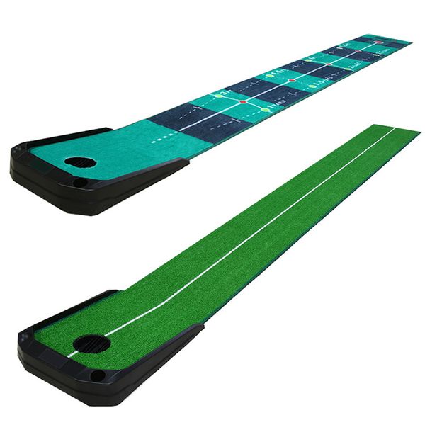

golf putting green automatic ball return putt mat anti-skid practice training aid for indoor or outdoor use