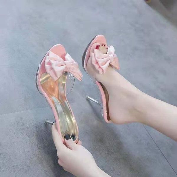 slippers women's fashion simple and sweet outdoor wild open-toed bowknot decorated high-heeled 2021, Black
slippers women's fashion simple and sweet outdoor wild open-toed bowknot decorated high-heeled 2021, Black